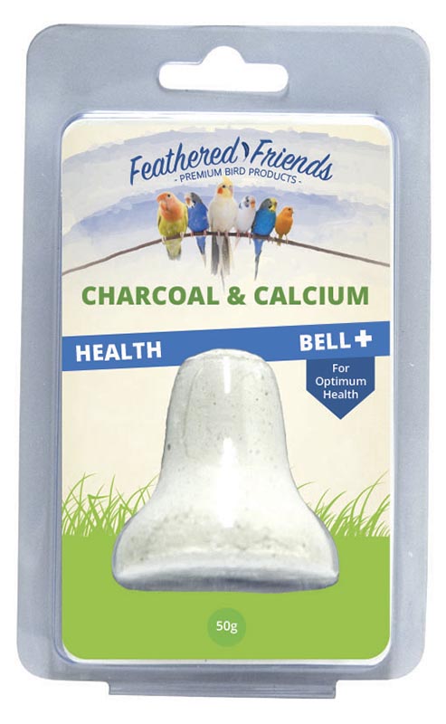Feathered Friends Charcoal and Calcium Bell