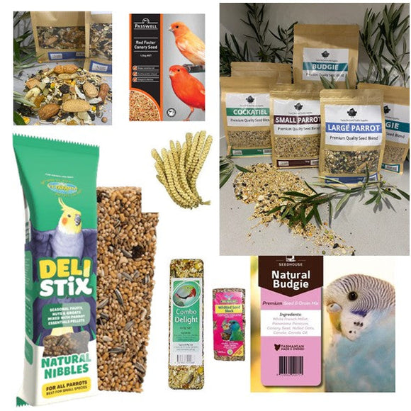 Bird Seed Mixes, Blends and Treats