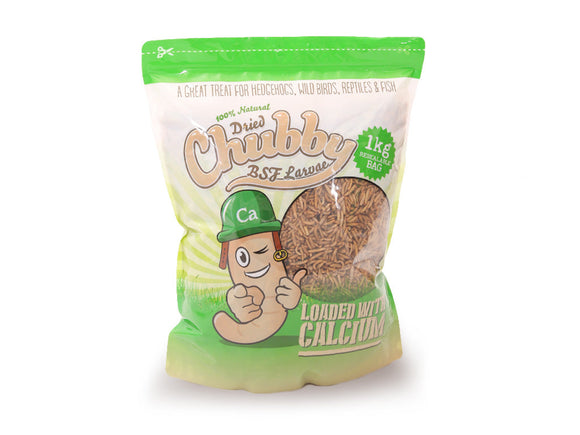 Chubby Mealworms -  Black Soldier Fly Larvae 1kg