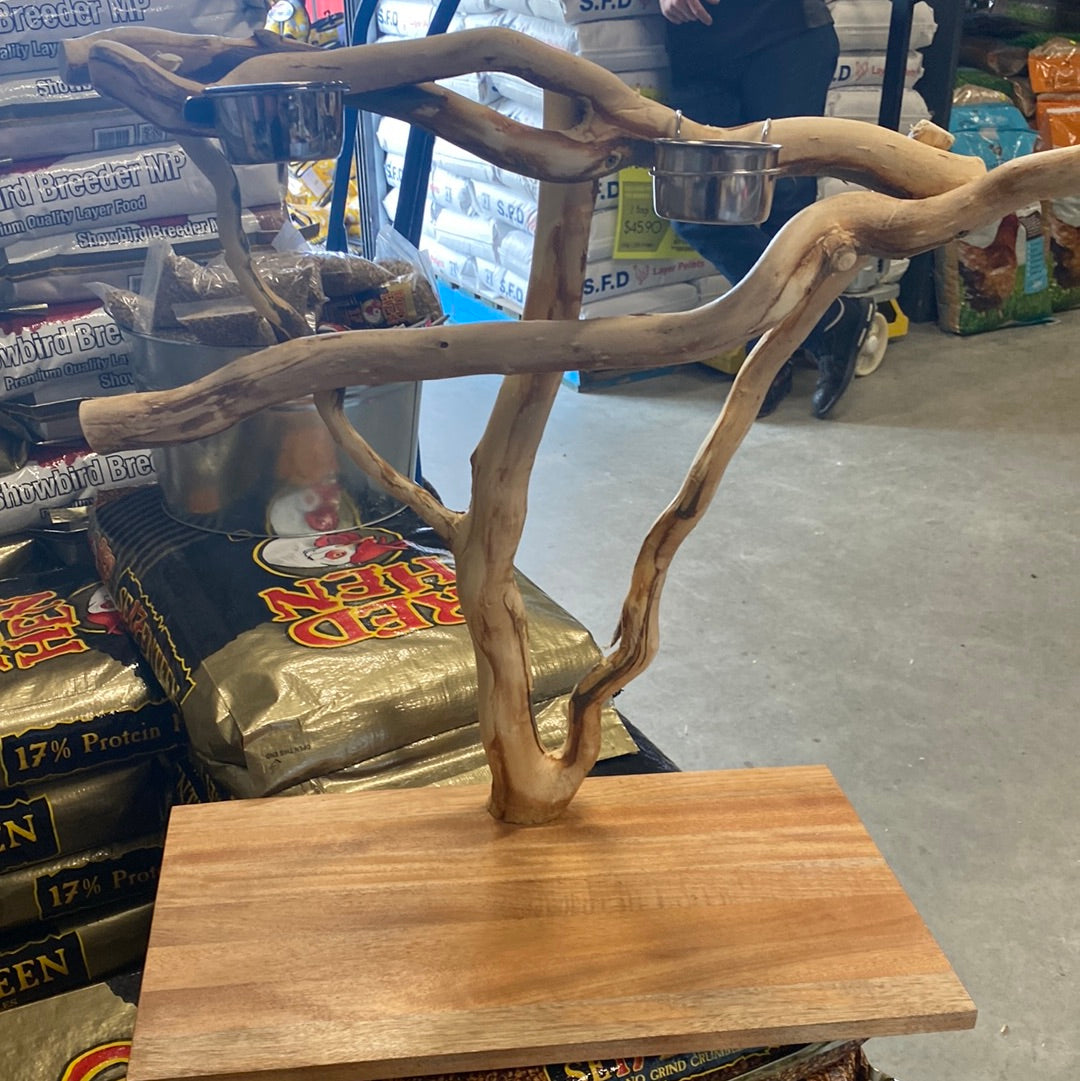 Natural Bird Stand Tassie Bird and Poultry Supplies