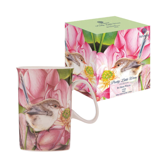 Pretty Little Wren Lotus Mug