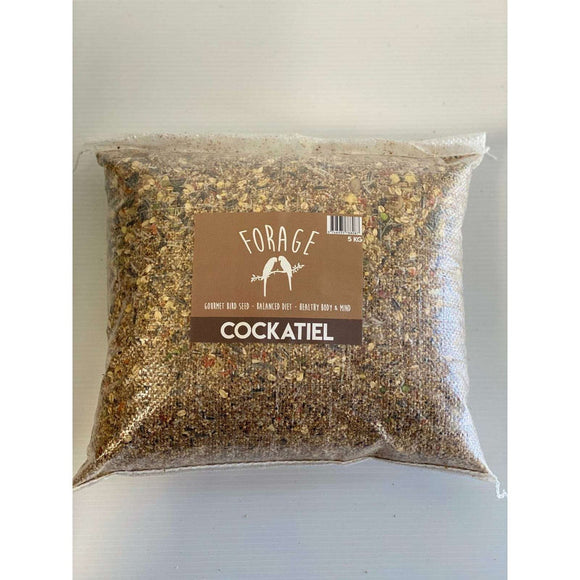 Forage Gourmet Seed Cockatiel 5kg - NEW SIZE!