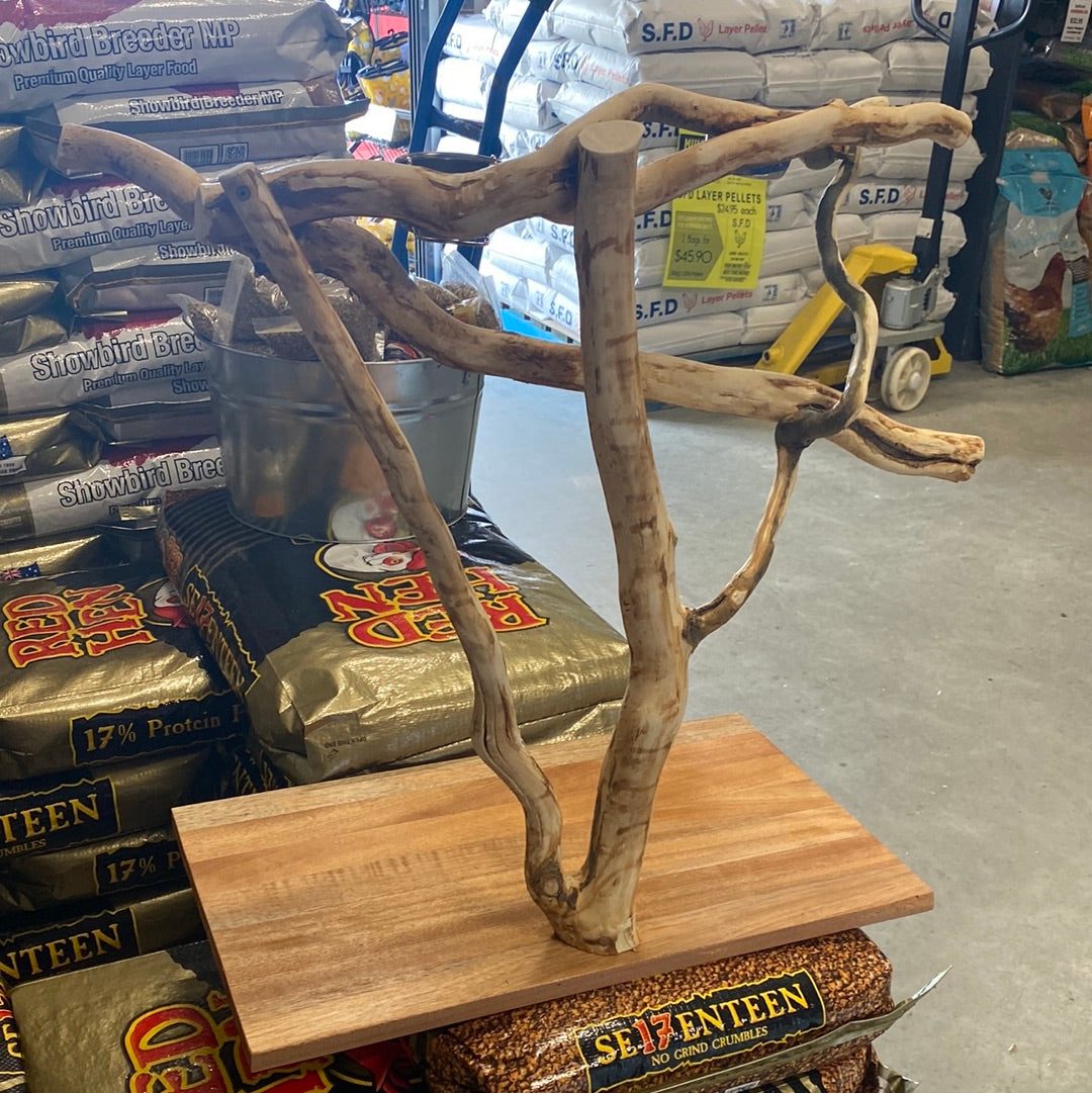 Natural Bird Stand Tassie Bird and Poultry Supplies