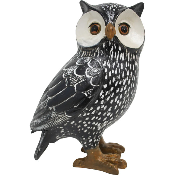 Standing Owl with Black Dots