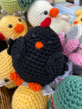 Hand Crocheted Chickens - Three Colour Choices!