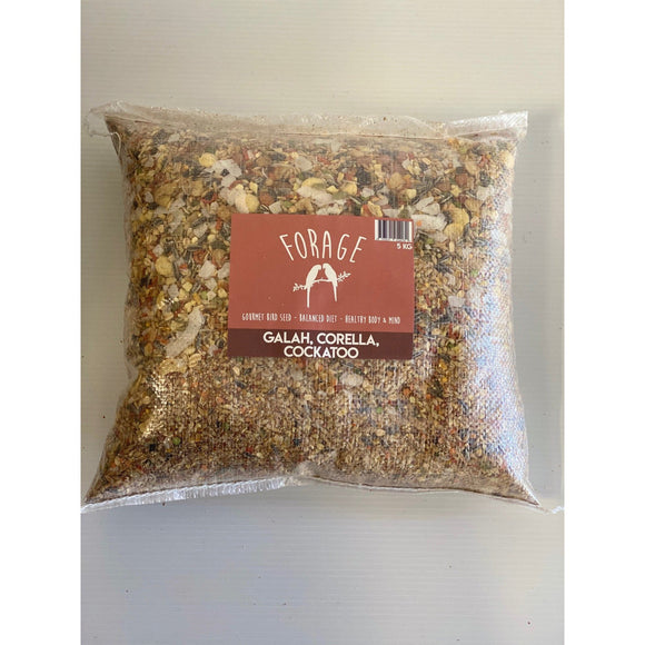 Forage Gourmet Bird Seed Cockatoo, Galah + Corella 5 kg