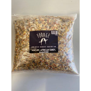 Forage Gourmet Bird Seed Macaw, African Grey + Amazon 5kg