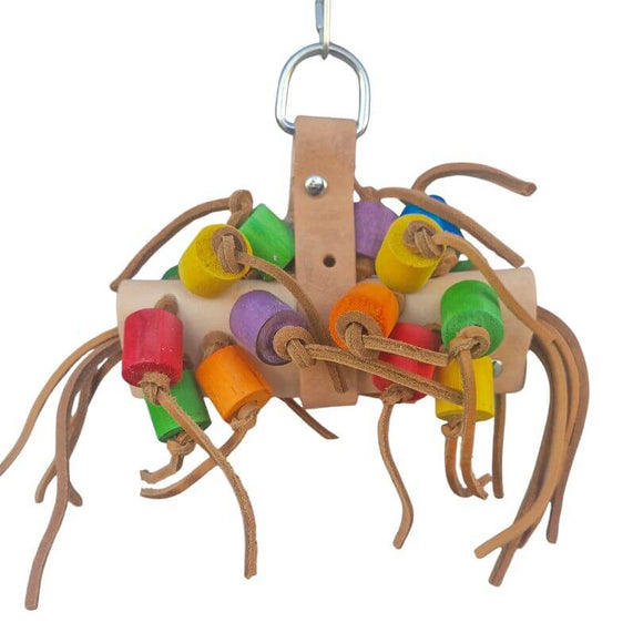 Birdlife Parrot Leather Chew