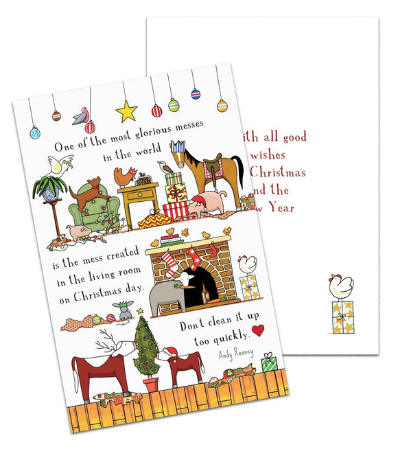 A Christmas Mess, Christmas Greeting Cards Pack of 10