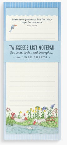 Twigseeds List Notepad - Seagulls