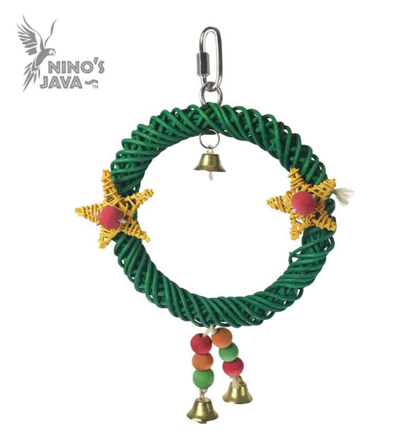 Christmas Wreath Bird Toy