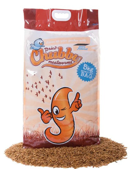 Chubby Dried Mealworms - Three Great Sizes!
