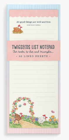 Twigseeds List Notepad - Chickens