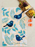 Tea Towel - Blue Wren