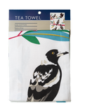 Tea Towel - Magpies
