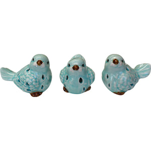 Ceramic Birds Blue