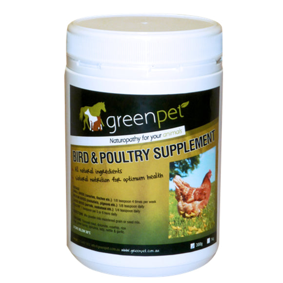 Greenpet Bird and Poultry Supplement - Two Sizes