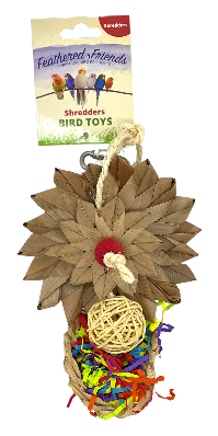 Feathered Friends Palm Flower in a Pot Bird Toy
