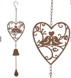 Metal Garden Decor Love Birds