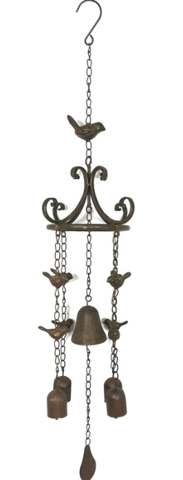 Cast Iron Bird Wind Chime