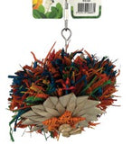 Avian Rainbow Raffia Pinwheel