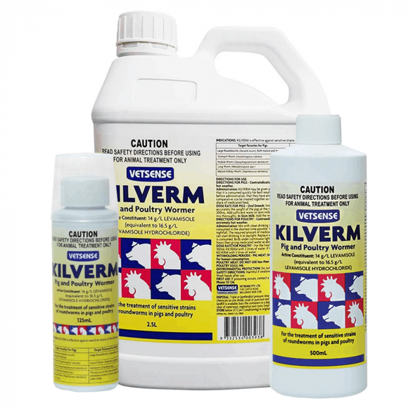 Vetsense KilVerm Wormer - Three Sizes