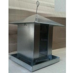 Square Bird Feeder - 2.5 Kg, With Perspex Viewing Window