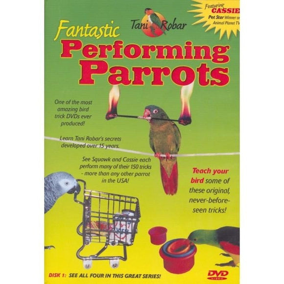 DVD - FANTASTIC PERFORMING PARROTS - Tani Robar 43mins