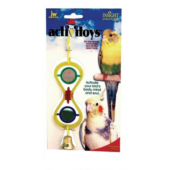 JW Insight Bird Toy Hourglass Mirrors