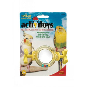 JW Insight Bird Toy Rattle Mirror