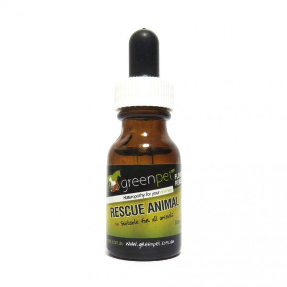 Greenpet Flower Essence RESCUE ANIMAL 15ml