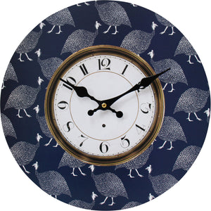 Guinea Fowl Clock