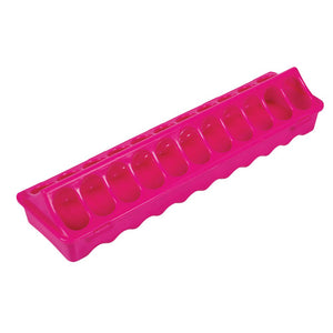 Poultry Feeder Gaun Flip-top 40cm Pink