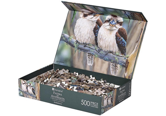 Fauna of Aus Kookaburras 500 Piece Puzzle