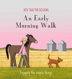 Red Tractor Little Quote Book "An Early Morning Walk"
