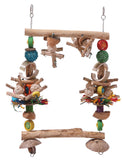 Feathered Friends Garden Totem Parrot Swing - TWO SIZES!