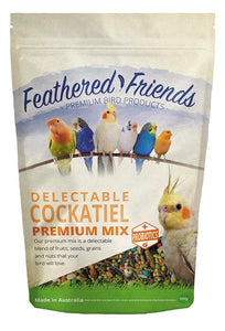 Feathered Friends Delectable Cockatiel Premium Mix - Two Sizes!