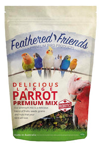 Feathered Friends Delicious Large Parrot Premium Mix - two sizes