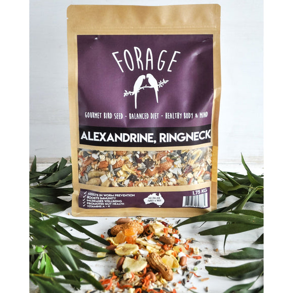 Forage Gourmet Bird Seed Ringneck + Alexandrine 1.75 kg