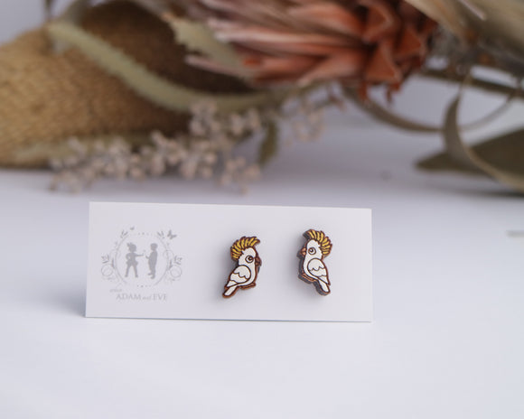 Sulphur Crested Cockatoo Earrings