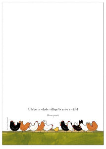 Red Tractor "One Big Family" Notepad