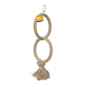 Birdie Jute Parrot Ring Double 16cm each