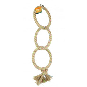 Birdie Jute Parrot Ring ( Triple ) 16cm each