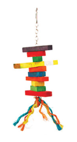 Bird Toy Wood and Rope