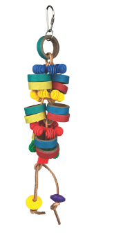 Bird Toy Tower of Bagels