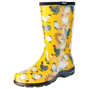 Women’s Splash Boots Chicken Print