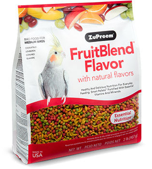 ZuPreem  Fruit Blend (Medium Sized Pellet)