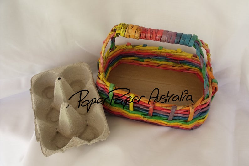 Egg Collection Basket by PaperPaper Australia Multiple Colours