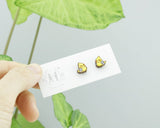 Cockatiel Earrings - Yellow with Grey Wings