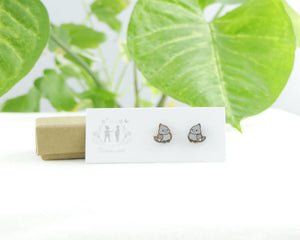 Cockatiel Earrings - Grey